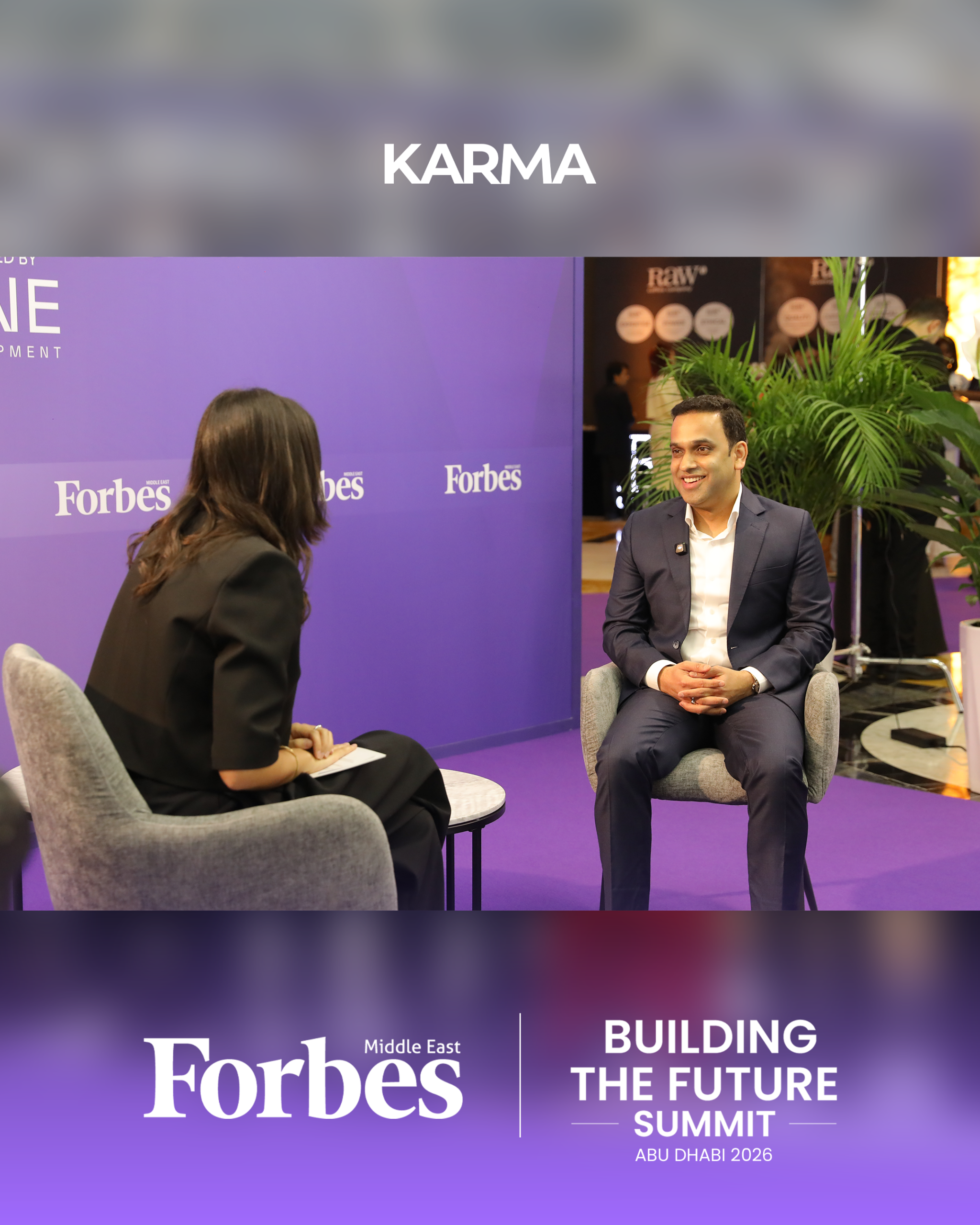 Navneet Mandhani at the Forbes Middle East Building the Future Summit 2026