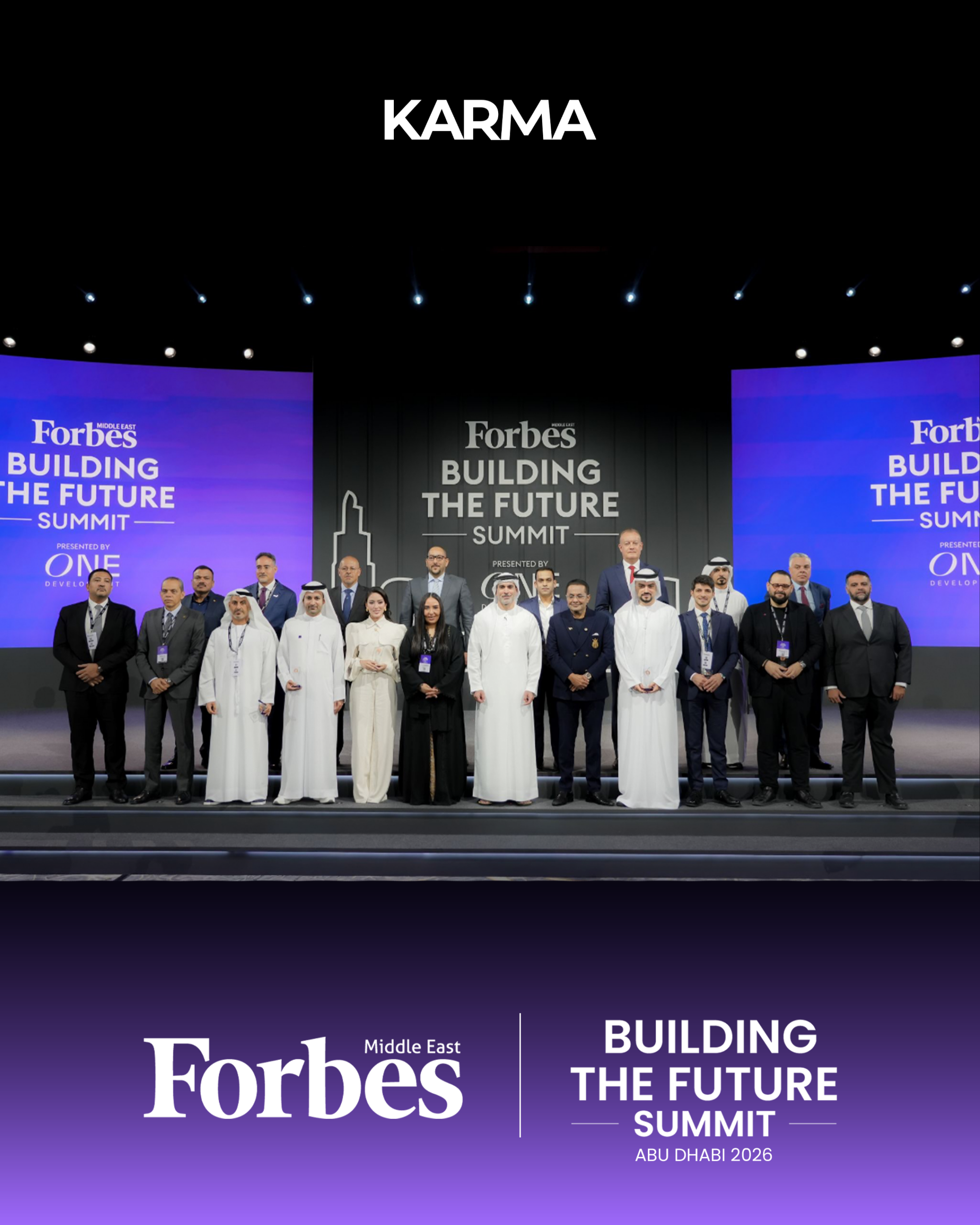 Capt Pradeep Singh Chairman Karma Developers Forbes Middle East Building the Future Summit 2026 Abu Dhabi fireside chat