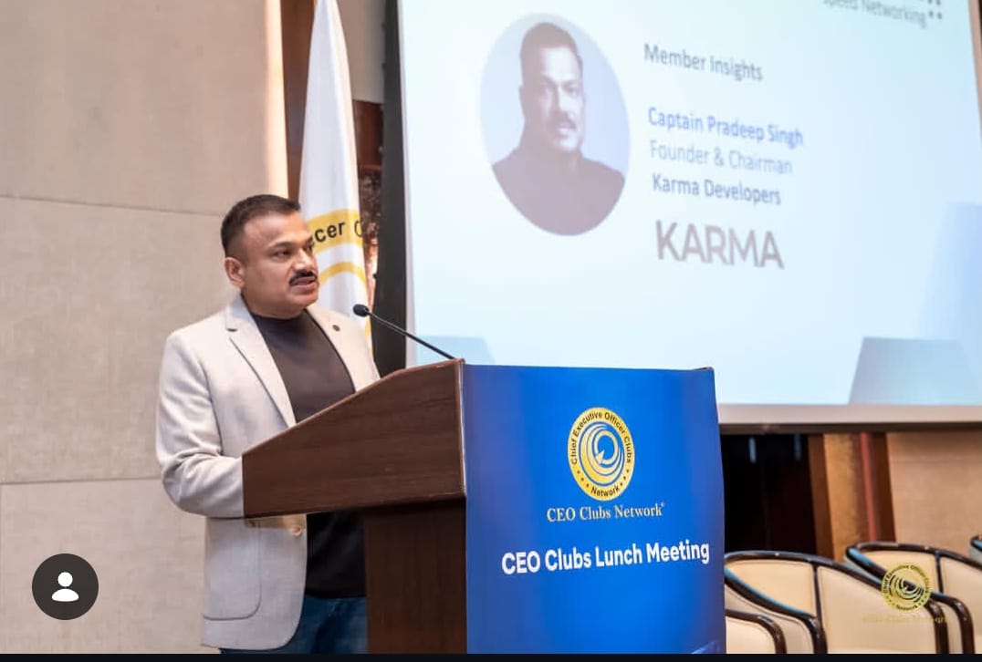Capt. Dr. Pradeep Singh at CEO Clubs Lunch Meeting, May-2026