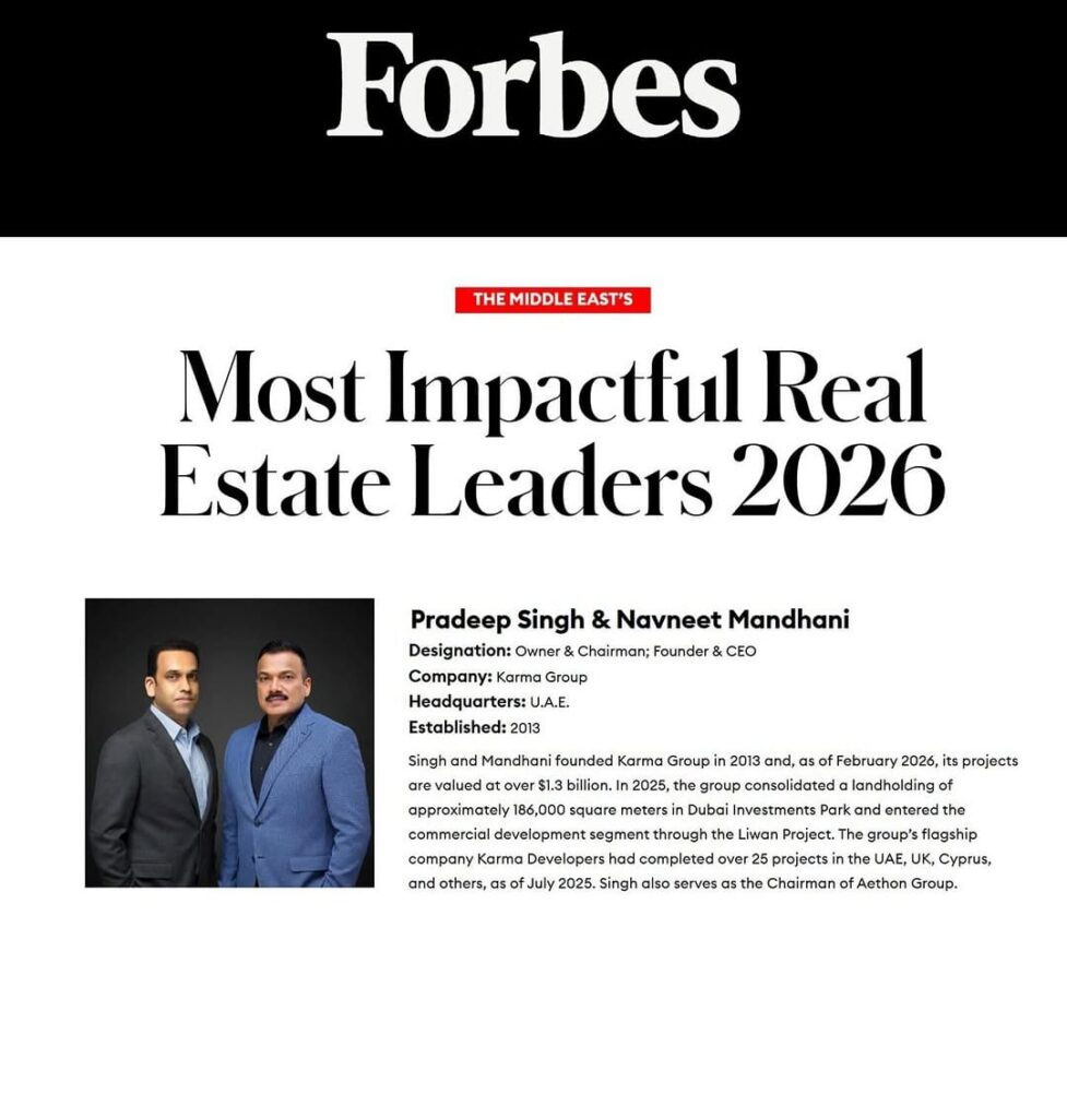 Mr. Navneet Mandhani and Capt. Dr. Pradeep Singh among the Most Impactful Real Estate Leaders 2026