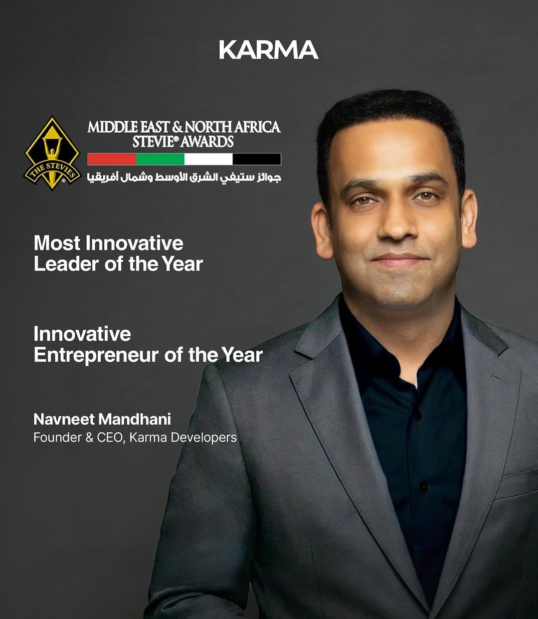 Mr. Navneet Mandhani has been honored with two distinctions